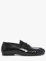 Moccasins In Leather Alohas Black women 10113501