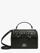 Handbag K Autograph Leather Karl lagerfeld Black k autograph B3W30051