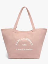 Shoulder Bag Rsg Cotton Karl lagerfeld Pink rsg A1W50006
