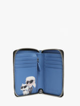 Portefeuille Karl lagerfeld Noir k ikon B3W32031-vue-porte