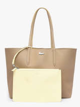 Reversible Shoulder Bag Anna Lacoste Beige anna 18SAXPG6