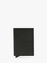 Card Holder Leather Etrier Black madras EMAD5020