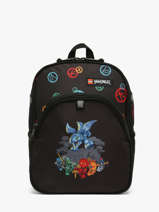1 Compartment Backpack Lego Black ninjago ninja skills 26