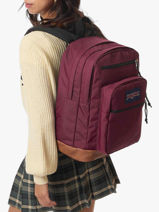 Sac � Dos Jansport Rouge backpack EA5BAK-vue-porte