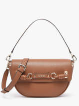 Shoulder Bag Camelia Polyurethane Guess Brown camelia BG974219