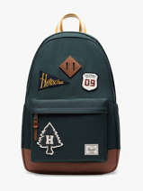 Sac � Dos 1 Compartiment + Pc 15" Herschel Vert classics 11383