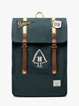 1 Compartment Backpack Herschel Green classics 11404