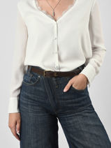 Belt Lauren ralph lauren Brown elmswood 12968763-vue-porte