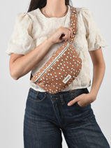 Le Sac Banane Custine Coton Recycl� Rivedroite Marron biche oh ma biche CUSTBICH-vue-porte