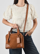 Small Satchel La Suite Leather Paul marius Brown la suite CABSSSUI-vue-porte