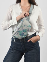 Leather Tie & Dye Belt Bag Paul marius Blue tie & dye BANANTIE-vue-porte