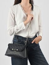 Sac Bandouli�re Lindsey Guess Rose lindsey SG974921-vue-porte