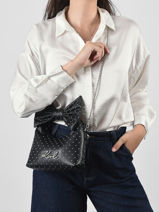 Shoulder Bag K Signature Polyurethane Karl lagerfeld Black k signature B3W30111-vue-porte