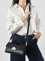 Crossbody Bag Rsg Leather Karl lagerfeld Black rsg B3W30114-vue-porte