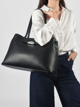 Cabas Rsg Cuir Karl lagerfeld Noir rsg B3W30115-vue-porte