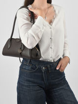 Sac Port� �paule Emblem Calvin klein jeans Marron emblem 4F3743G-vue-porte