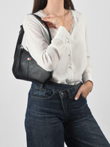 Sac Port� �paule Tjw Slouchy Tommy hilfiger Noir tjw slouchy AW18777-vue-porte