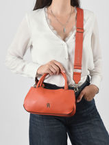 Satchel Th Logotape Tommy hilfiger Orange th logotape AW18743-vue-porte