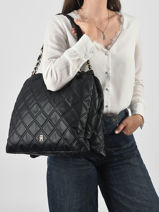 Sac Port� �paule Th Feminine Tommy hilfiger Noir th feminine  AW18719-vue-porte