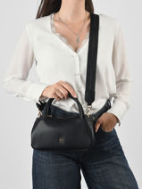 Satchel Th Logotape Tommy hilfiger Black th logotape AW18743-vue-porte