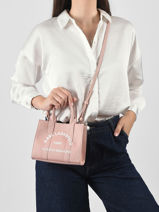 Shoulder Bag Rsg Cotton Karl lagerfeld Pink rsg A3W50118-vue-porte
