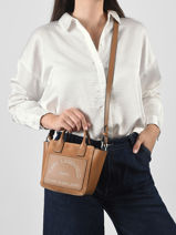 Shoulder Bag K Daily Leather Karl lagerfeld Brown k daily B3W30325-vue-porte