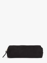 Pouch Leather Milano Black velvet VE22116O