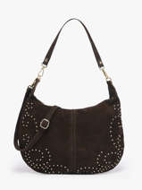 Shoulder Bag Velvet Milano Brown velvet VE26061