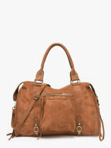 Sac Port� �paule A4 Velvet Milano Marron velvet VE24095O
