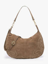Sac Port� �paule Velvet Milano Gris velvet VE26061