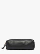 Trousse Cuir Milano Noir caviar CA22116O