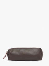 Pouch Leather Milano Brown caviar CA22116O