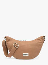 Sac Bandouli�re Andrea Coton Hindbag Marron best seller ANDREA