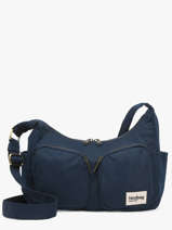 Sac Bandouli�re Best Seller Coton Hindbag Bleu best seller EMILE