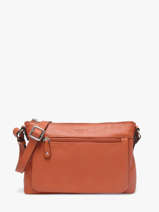 Shoulder Bag Confort Leather Hexagona Orange confort 464778