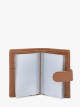 Porte-cartes Cuir Hexagona Marron confort 467254R-vue-porte
