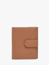 Wallet Leather Hexagona Beige confort 467468R