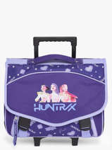 2-compartment Wheeled Satchel K-pop demon hunters Violet huntrix 26AJ203O