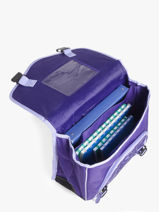 2-compartment Wheeled Satchel K-pop demon hunters Violet huntrix 26AJ203O-vue-porte