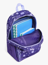 2-compartment Backpack K-pop demon hunters Violet huntrix 26AJ204C-vue-porte