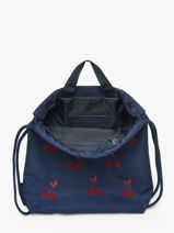 Sac De Sport Caramel et cie Bleu boheme FI-vue-porte