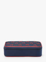 Trousse 1 Compartiment Caramel et cie Bleu boheme FI