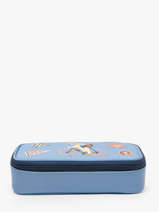 Trousse 1 Compartiment Caramel et cie Bleu fier GA