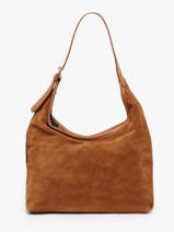 Shoulder Bag Velvet Caviar Leather Milano Brown velvet caviar VC26062