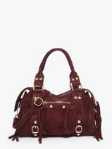 Crossbody Bag Velvet Leather Milano Violet velvet VE24093O