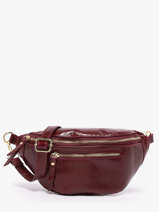 Belt Bag Leather Milano Red shiny sauvage SS24119