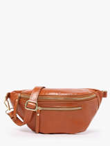 Belt Bag Leather Milano Brown shiny sauvage SS24119