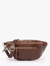 Belt Bag Leather Milano Brown shiny sauvage SS24119