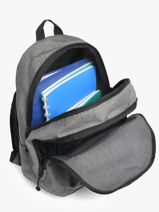 2-compartment Backpack Rip curl Gray frame 18XMBA-vue-porte