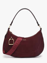 Shoulder Bag Altesse Suede Leather Etrier Violet altesse suede EASU017M